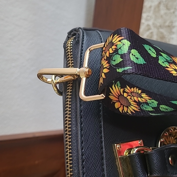 Wide Shoulder Strap Adjustable Sunflower. Give a new look to your bag - Picture 9 of 10